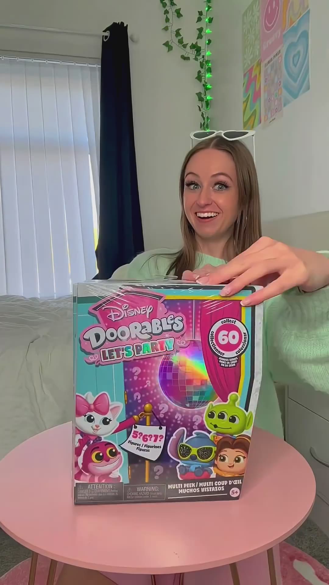 [ASMR] UNBOXING A *NEW* DISNEY DOORABLES LET'S PARTY MYSTERY BOX!!😍🎉🎀 (ULTRA RARE FIND!!🫢✨) #Shorts