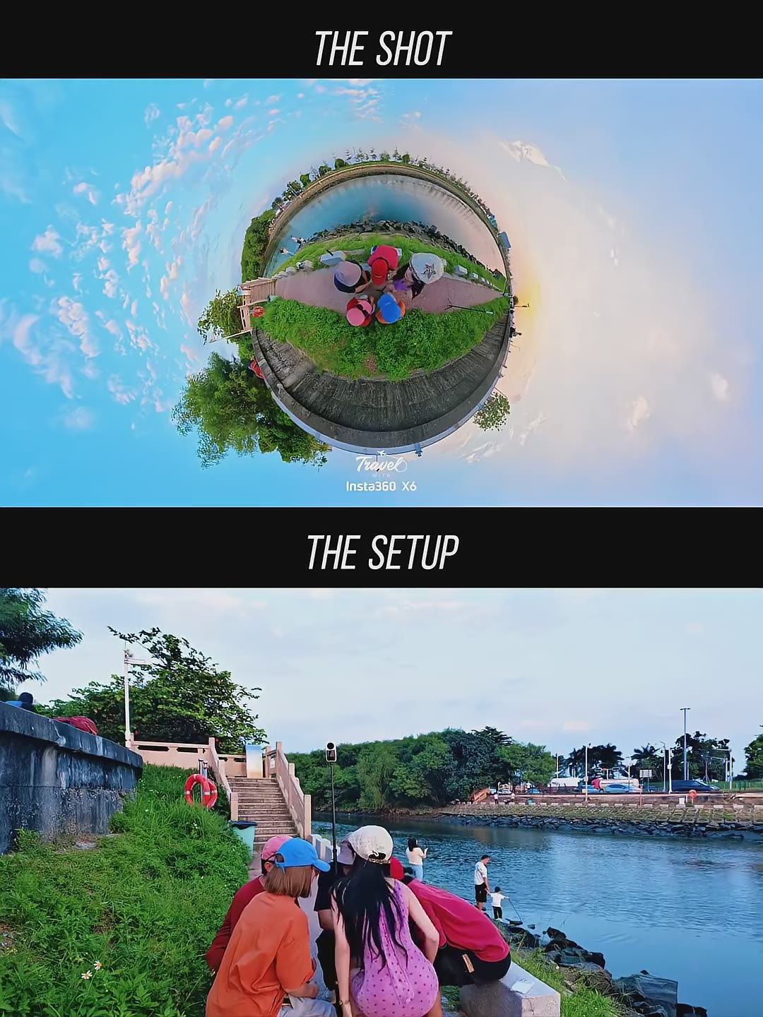 Learned a fun creative POV trick shot with my #Insta360 X6 online.#360camera #TravelVlog