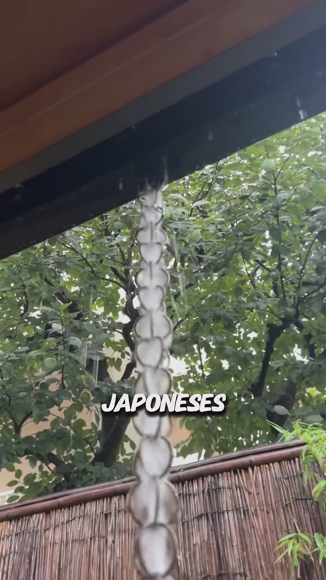 Por qué Japón reemplazó las tuberías de agua por cadenas. #Arquitectura #japon #ingenieria #lujo
