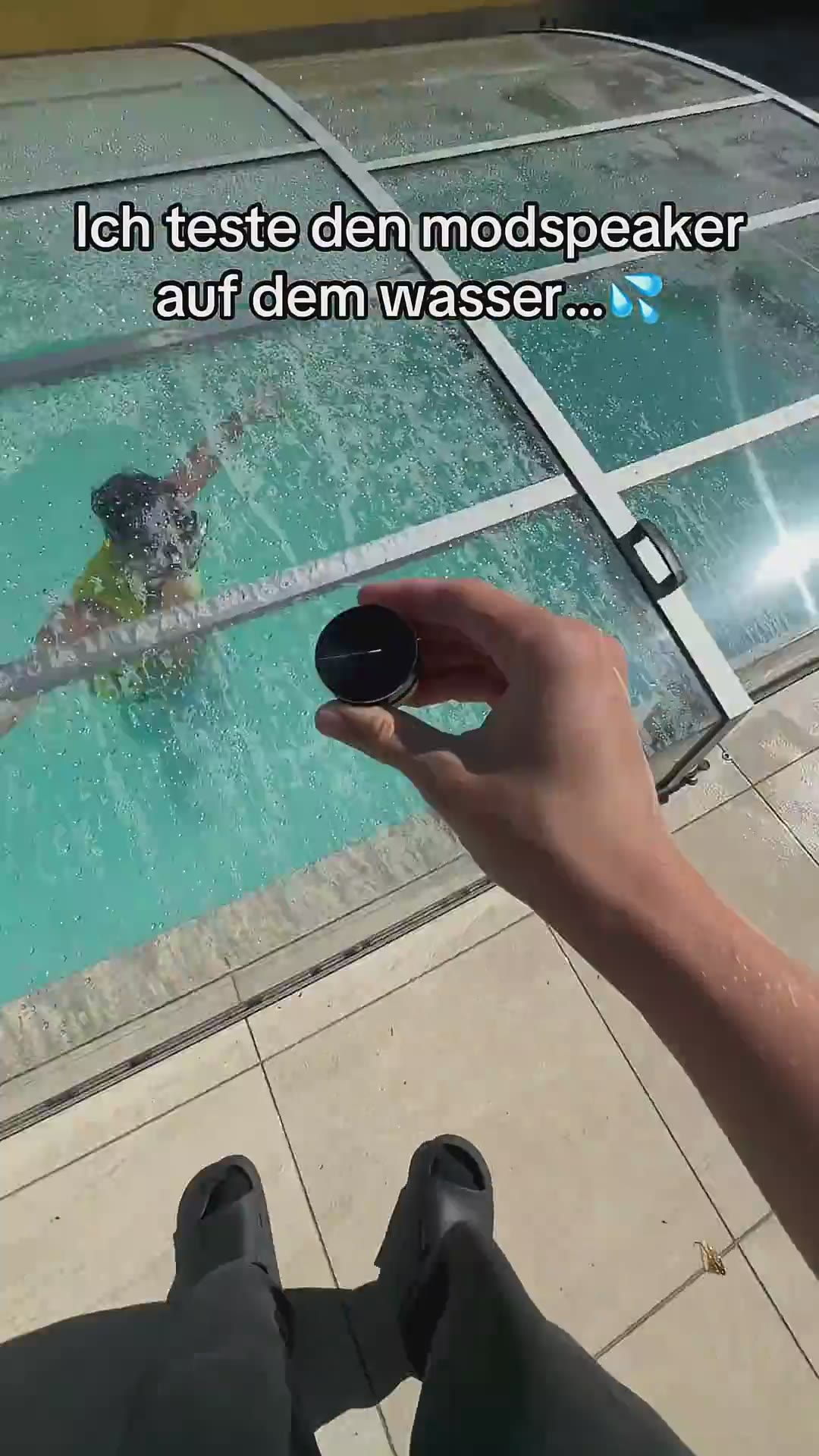 Get yours now!🔗in bio #bluetoothspeaker #pool #modspeaker #music #fyp