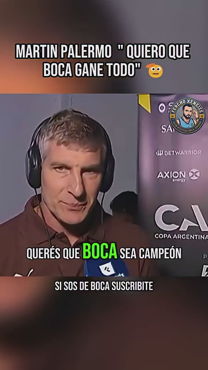 MARTIN PALERMO Y SU DESEO DE QUE BOCA GANE TODO #bocajuniors #futbolargentino #futbol