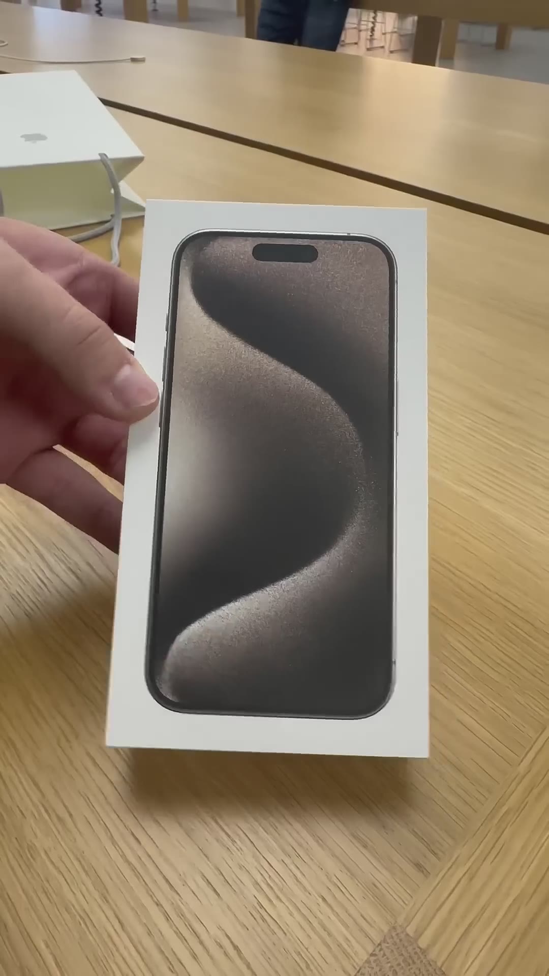 Unboxing iPhone 15 Pro in Natural Titanium!