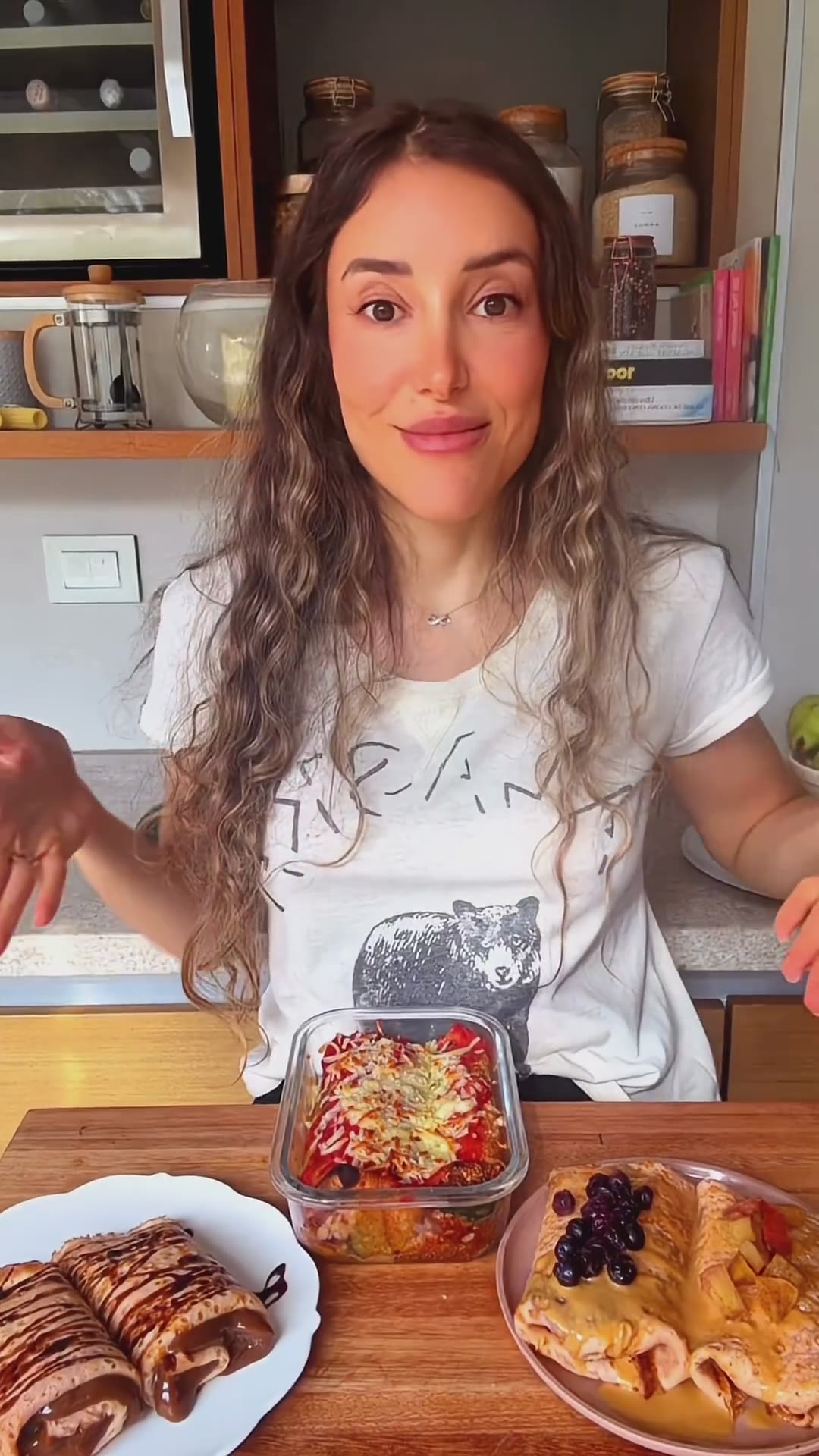🥣 1 MEZCLA = 3 COMIDAS CERO HARINAS!😍 #recetas #mealprep #recetasfaciles #cena #desayuno #creps