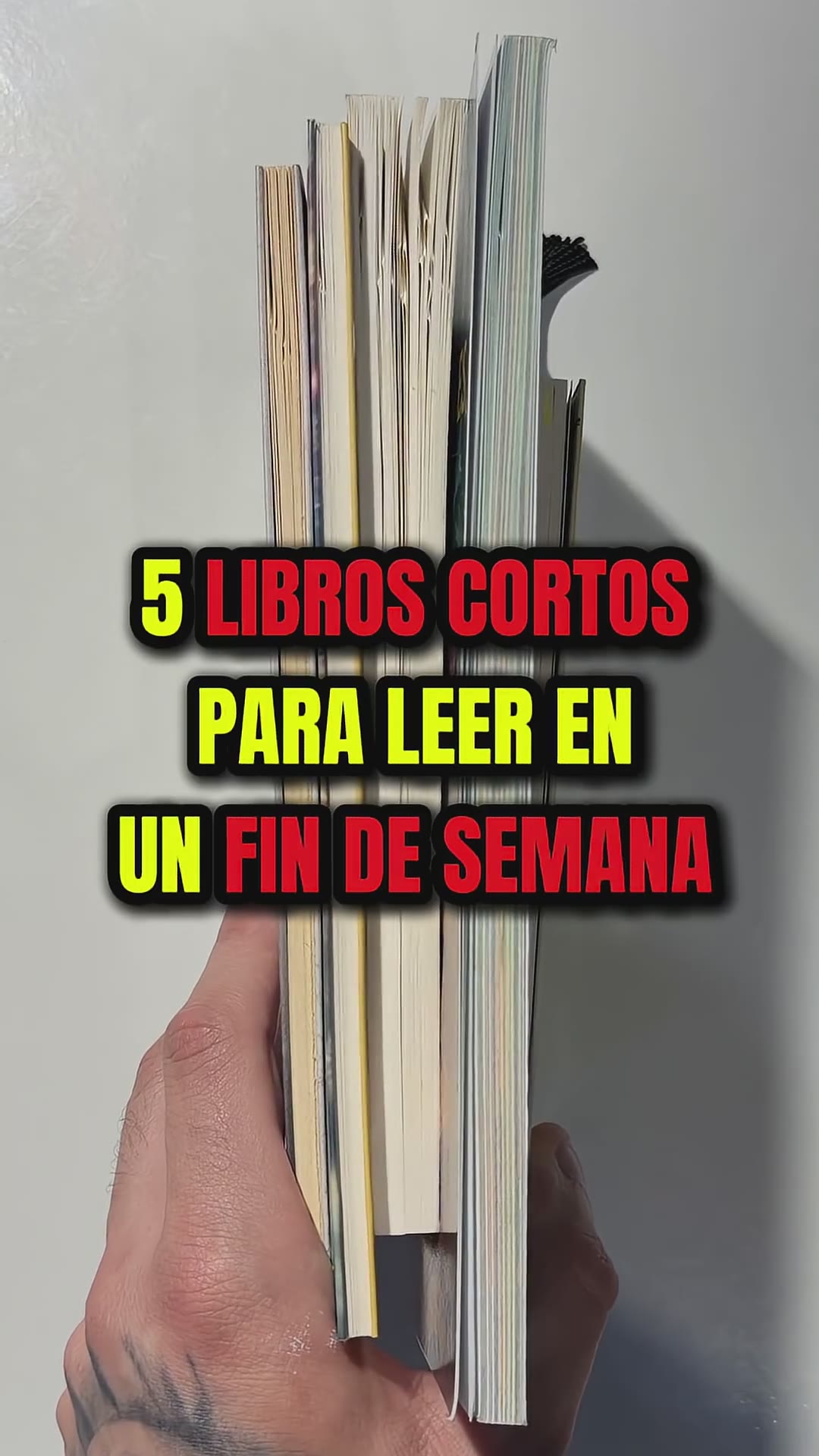 📚 5 libros cortos de desarrollo personal para leer en un fin de semana #libroscortos