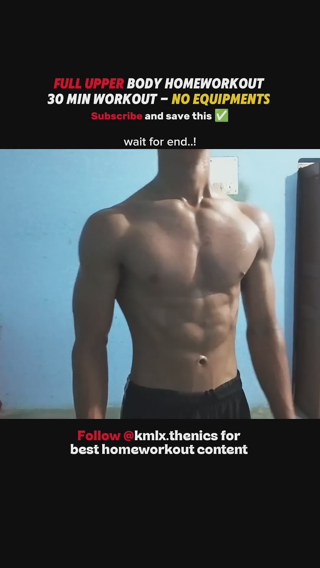 full upper body workout at home 🔥💯 #homeworkout #bodybuilding #calisthenics #motivation #workout