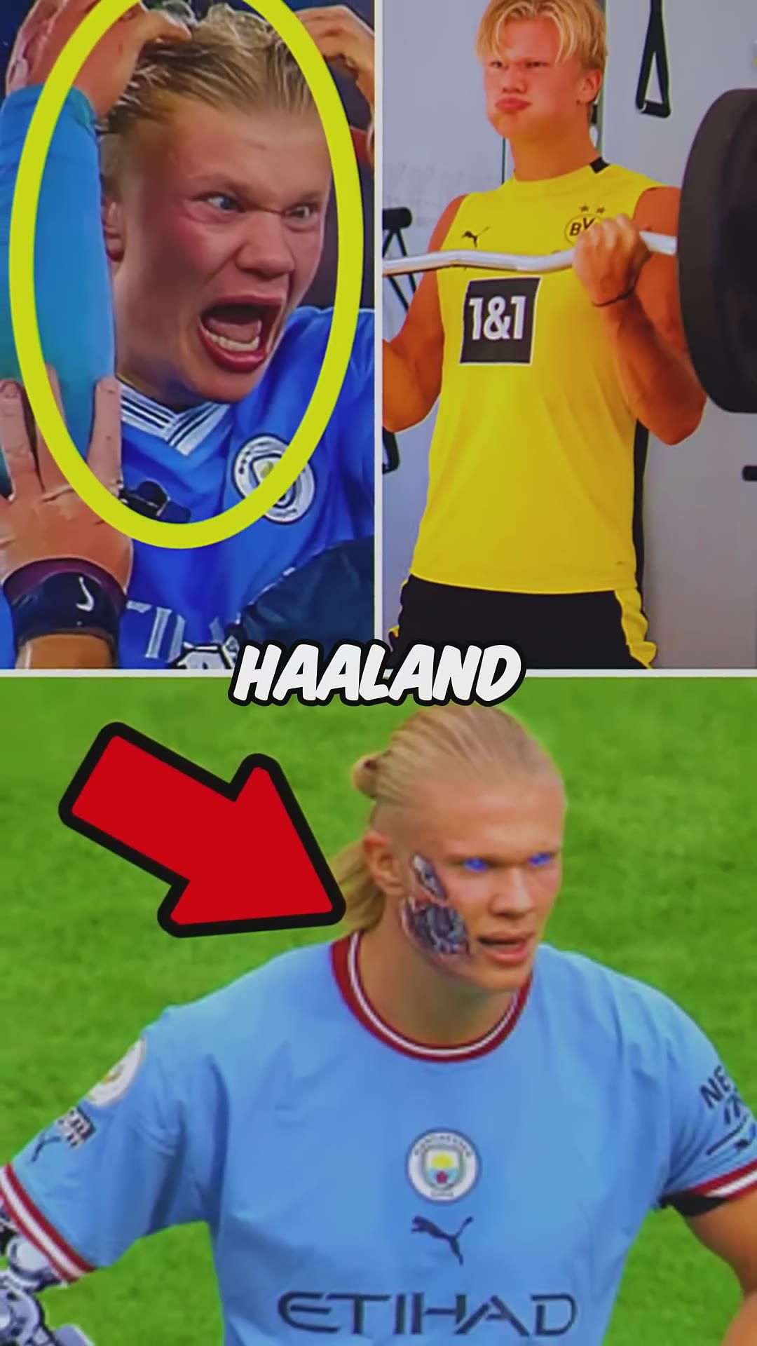 ¡HAALAND NO ES HUMANO! 😱 #shorts