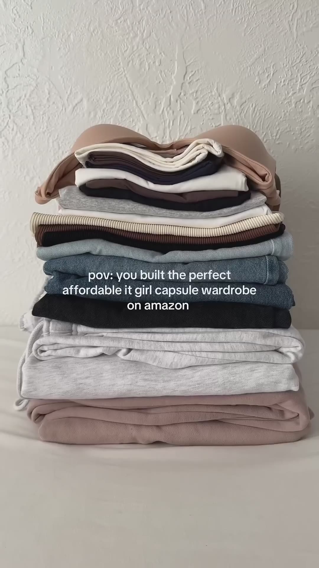 Affordable Capsule Wardrobe on Amazon #fashion #amazonbasics #basics #shorts #outfitinspo #ootd
