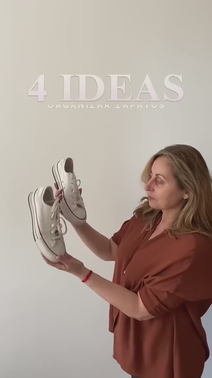 4 IDEAS ORGANIZAR ZAPATOS👟 #tips #organizando #hogar #hack #zapatillas #organization #home