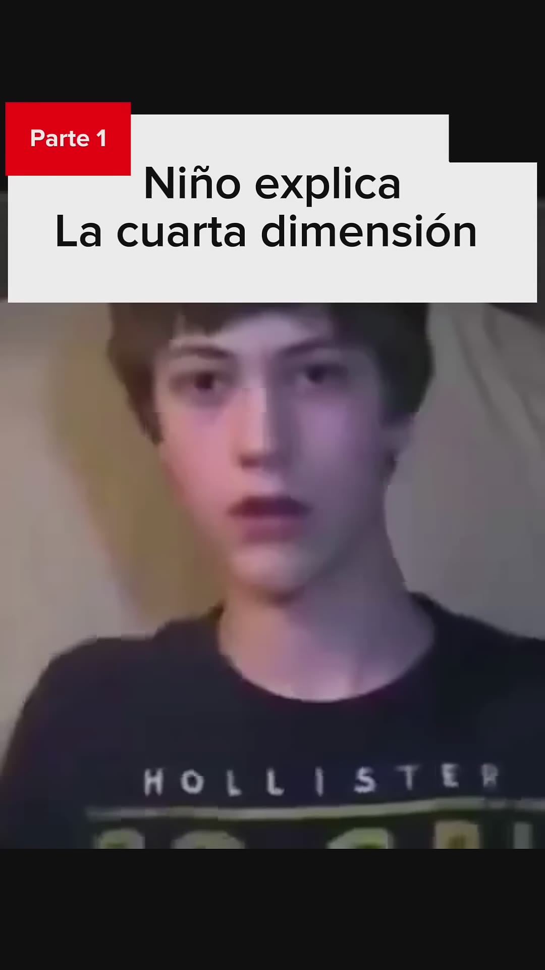 NIÑO EXPLICA LA 4TA DIMENSION!! [parte 1] #astronomia #espacio #ciencia #universe #space