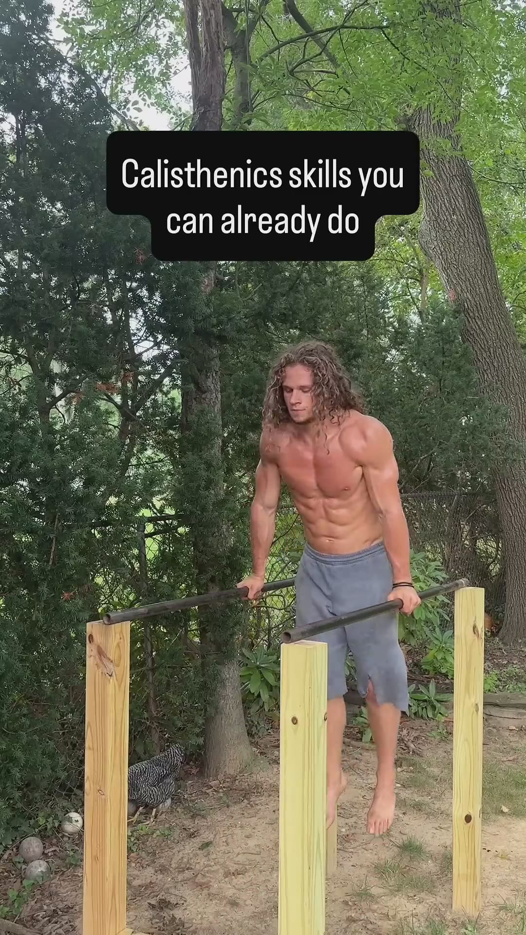 Calisthenics Skill You Can Do With NO TRAINING #calisthenics #workout #humanflag #fitness #gym