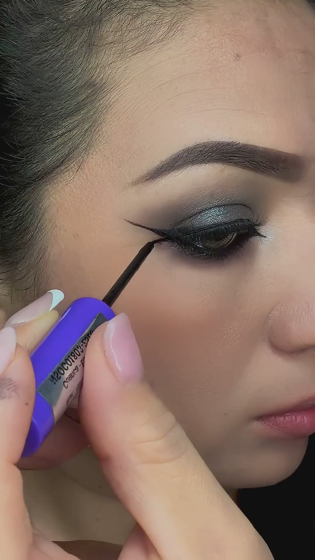 Maquillaje fácil para HALLOWEEN 🕷️🕸️ #maquillajedeojos