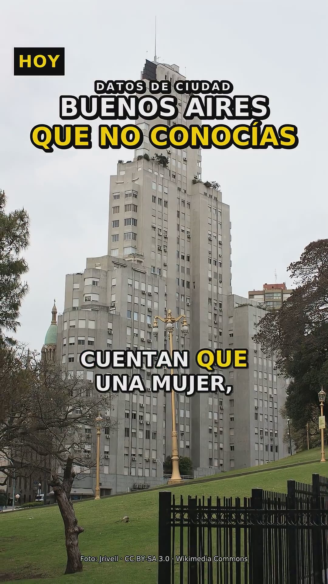 Edificio Kavanagh, el más alto de Latinoamérica | Buenos Aires #shorts