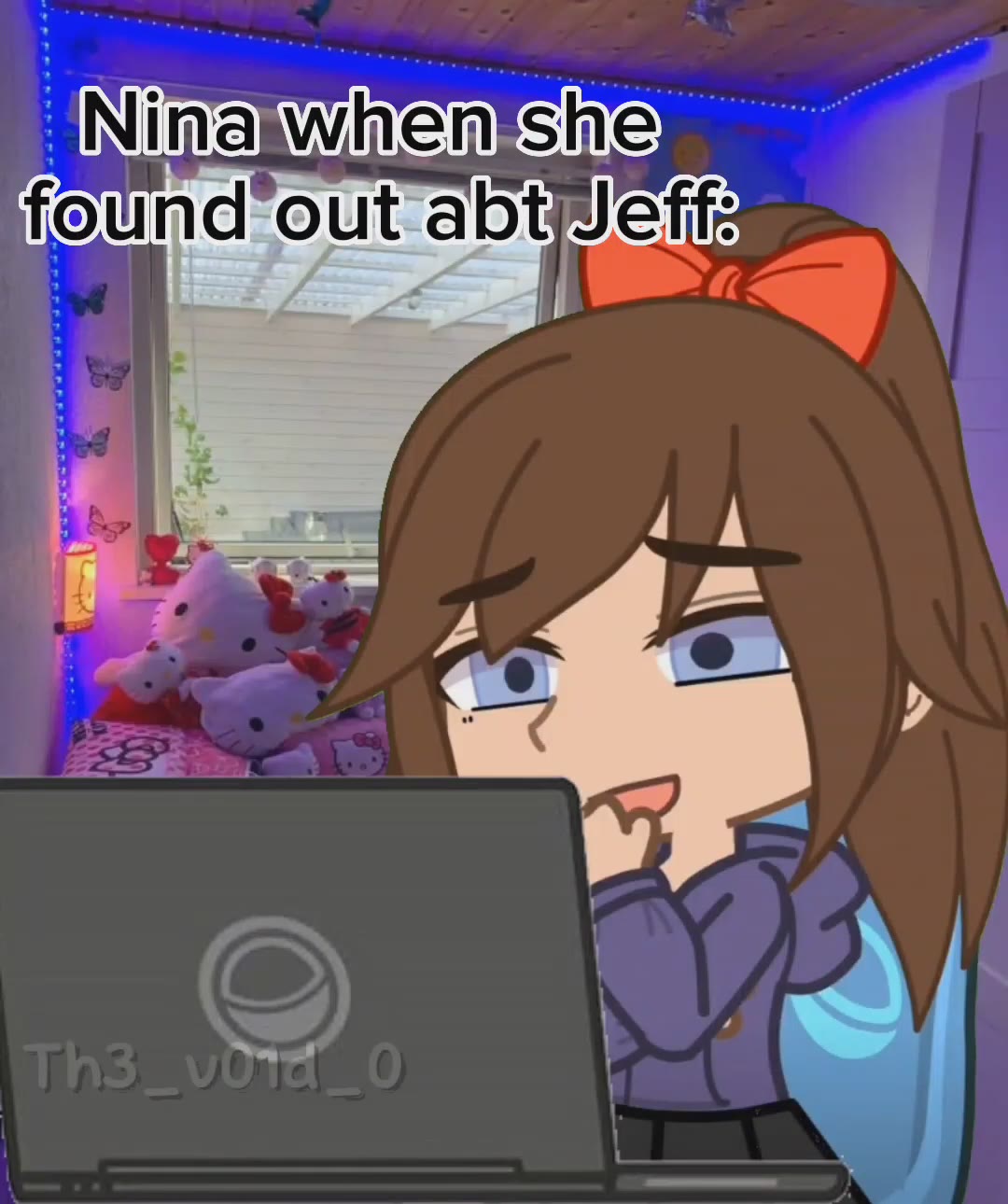 NINA IS SO REAL 4 THAT THO🗣️🗣️ #gacha #creepypasta #meme #shortvideo