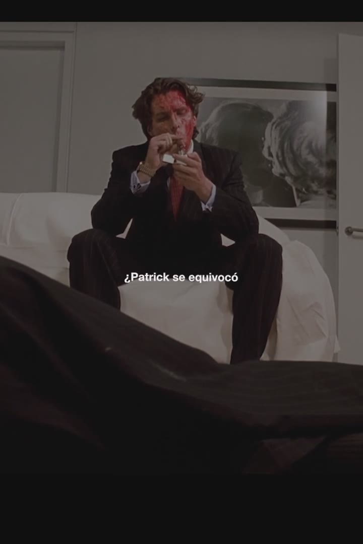 🩸EXPLICACIÓN FINAL DE AMERICAN PSYCHO #americanpsycho #patrickbateman #finalexplicado