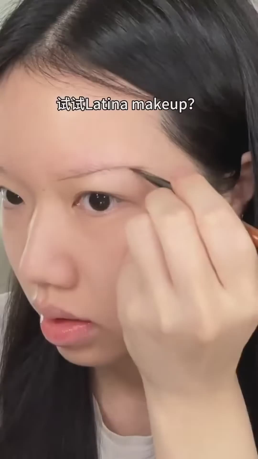 Latina makeup tutorial💄🖤*trust the process* #latina #makeup #howto #shorts #douyin #chinese #teach