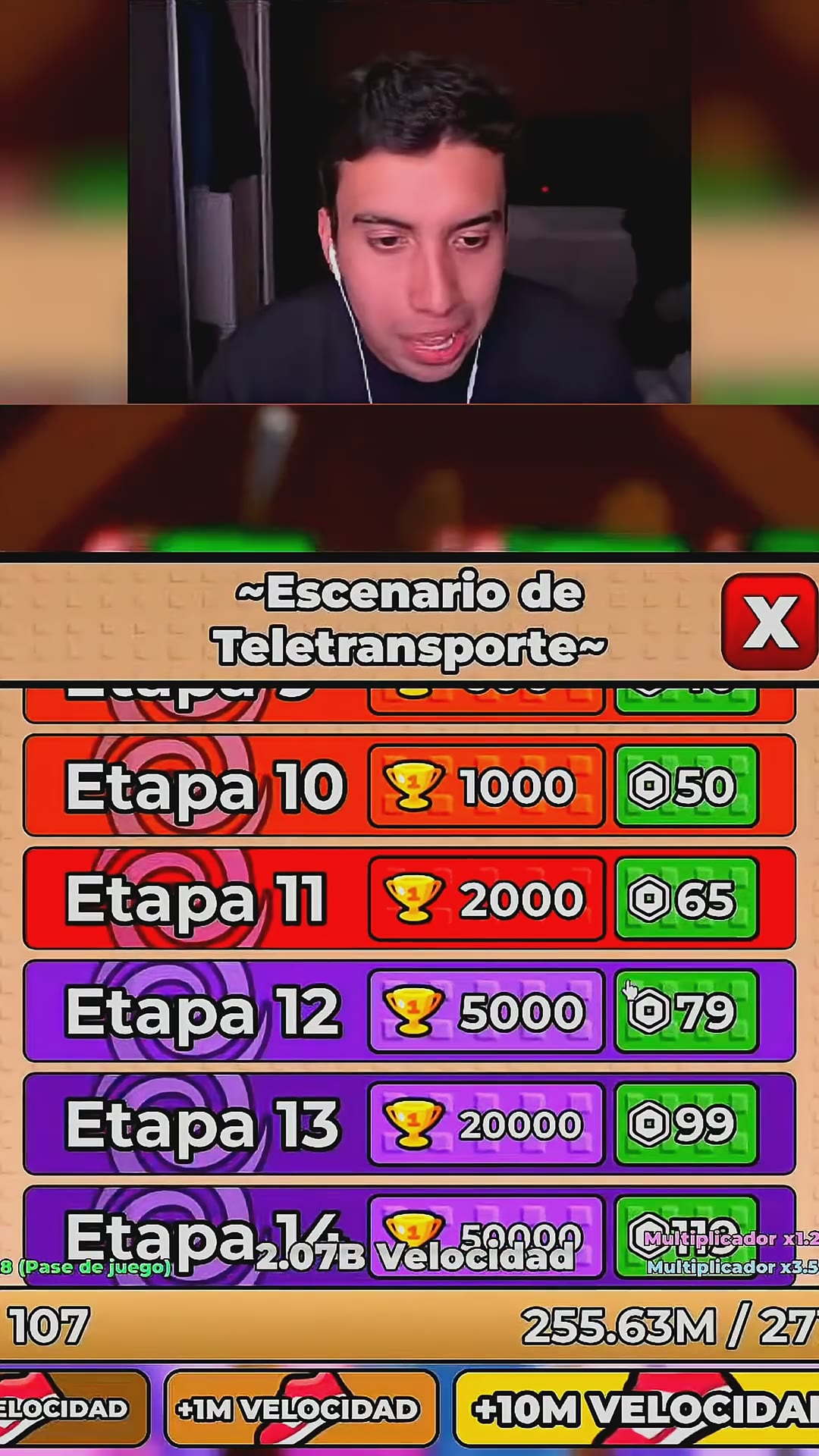 El Abrahaham no logra pasarse Escapa del Teclado | #elabrahaham #roblox #asmr #clips #teclado