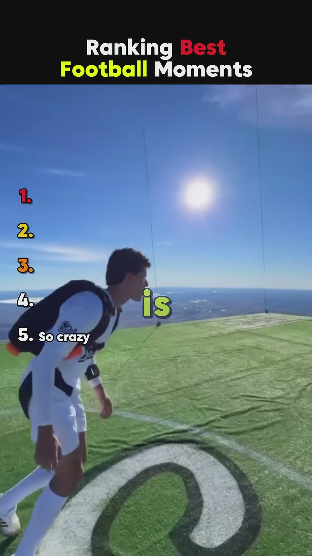 Ranking Best Football Moments
