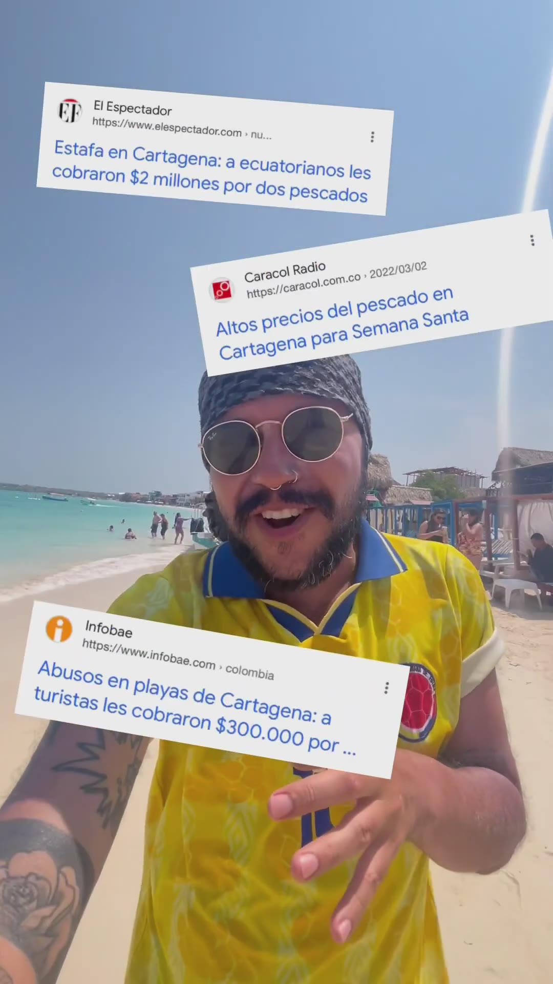 #Comiendo en las #Playas de #Cartagena ¿Caro o barato? #comidacallejera #comidadeplaya #foodblogger