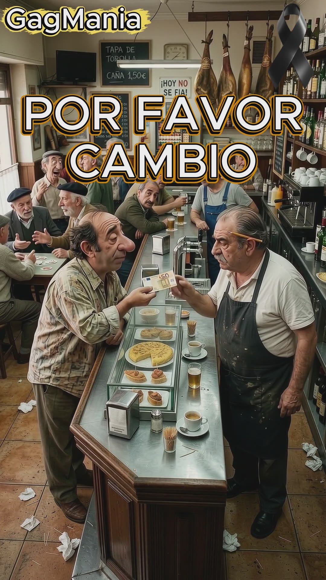 Por favor cambio #ChistesDeBares #HumorDeBares #ChistesDeBar #HumorEspañol #ChistesCortos #Humor