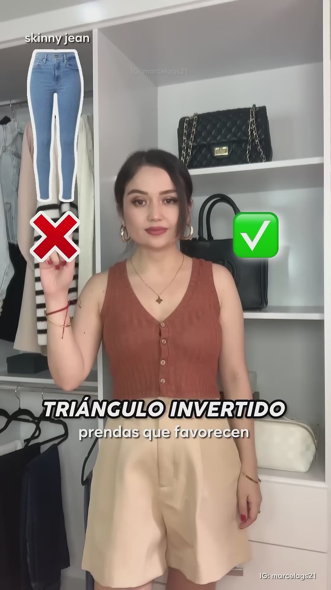 CÓMO VESTIR CUERPO TRIÁNGULO INVERTIDO 😱✅💖 TIPS DE MODA