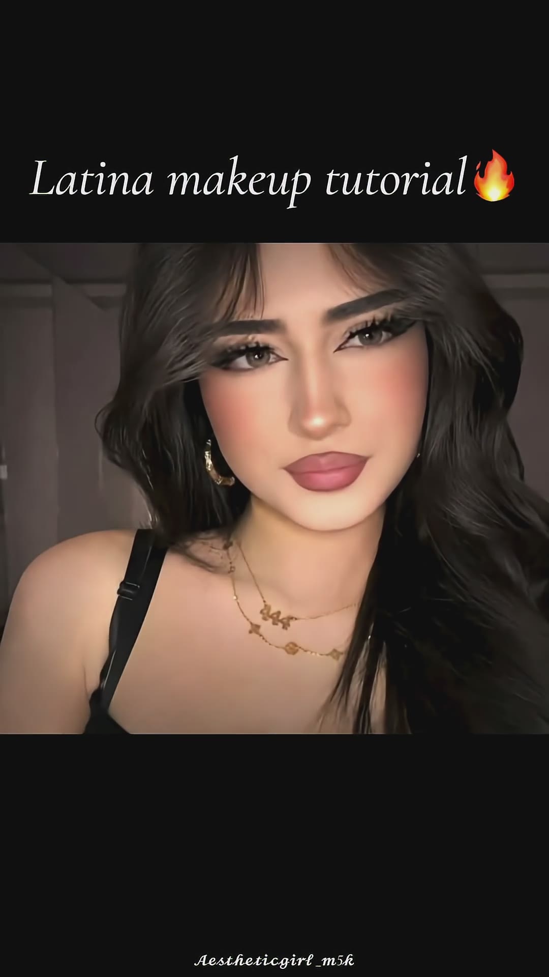 Latina makeup tutorial ✅🔥 #reels #aestheic #makeup #foryou #makeuptutorial