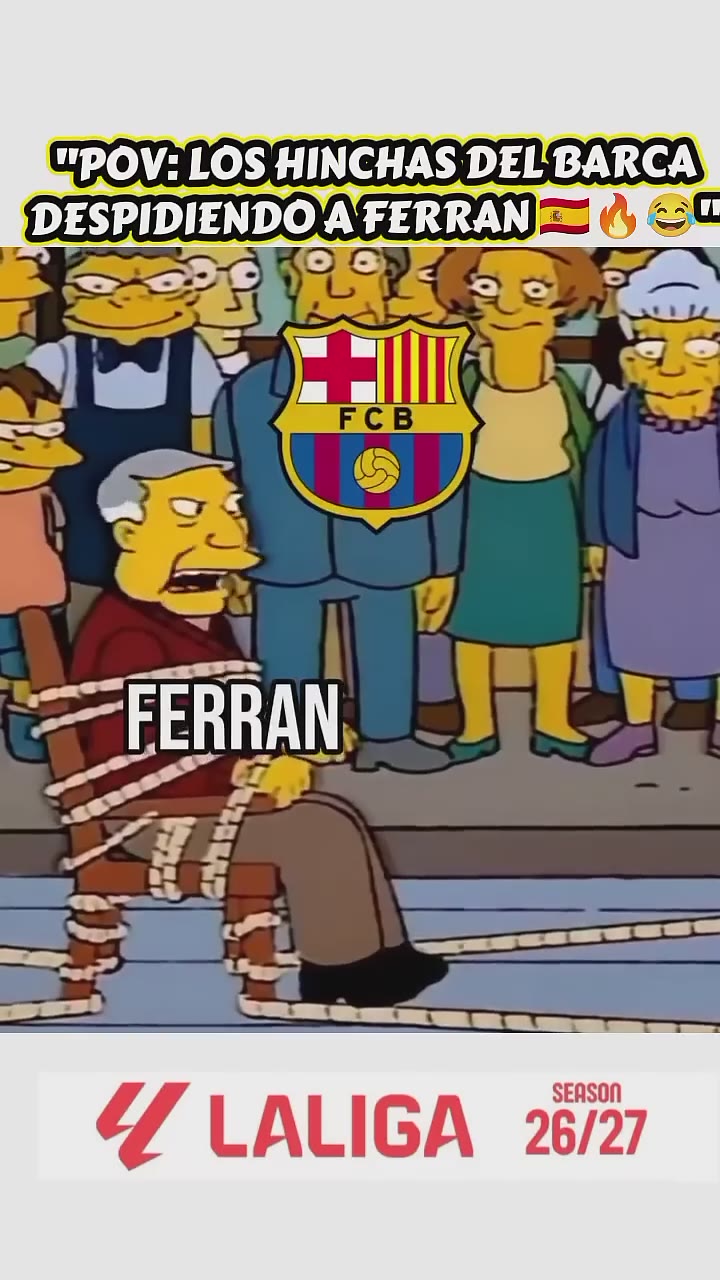 "LOS HINCHAS DEL BARCELONA LUEGO DE LAS DECLARACIONES DE FERRAN"