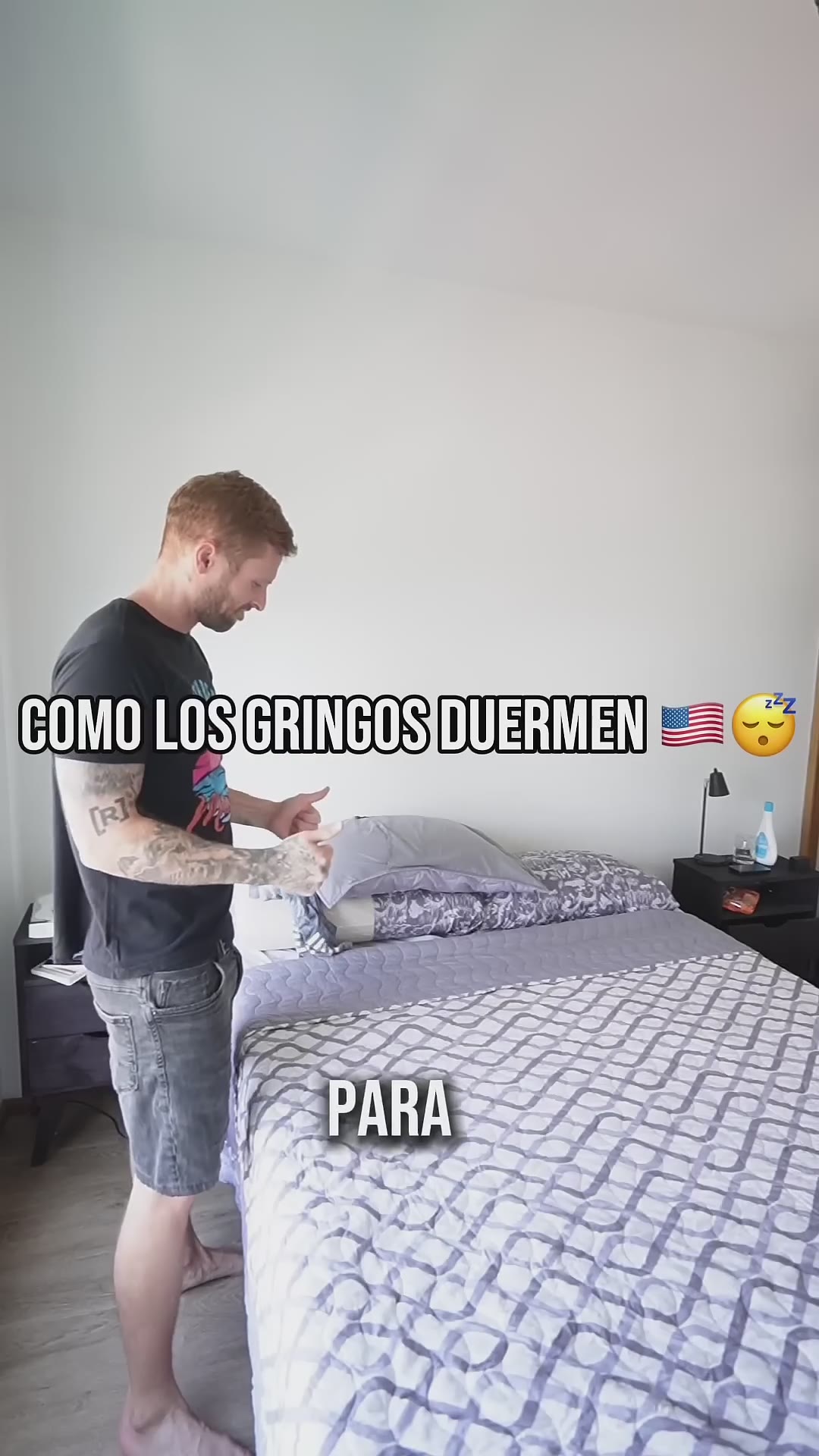 Gringos versus Latinos durmiendo #argentina #humor #colombia