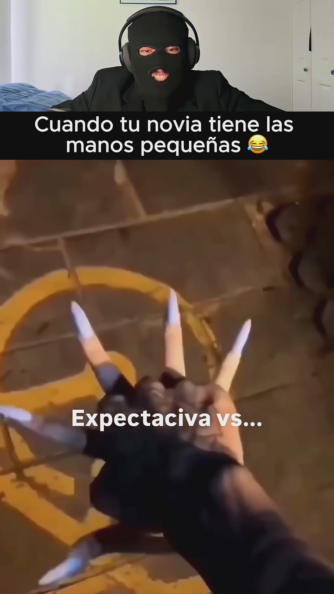 Cuando intentas hacer las garras de Wolverine con tu novia 😂