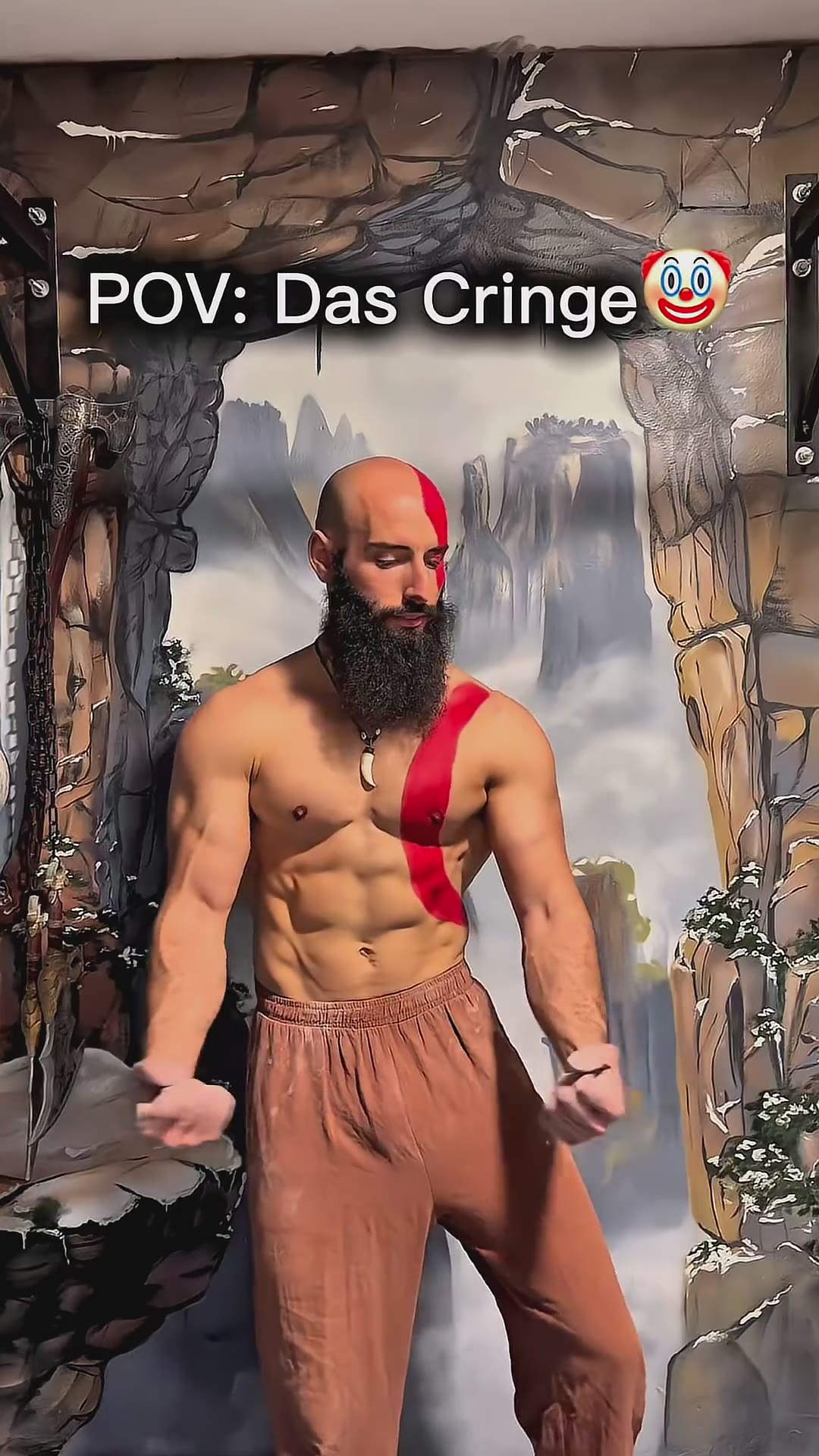 Doy Cringe?🤡 #calistenia #entrenamiento #fuerza #kratos