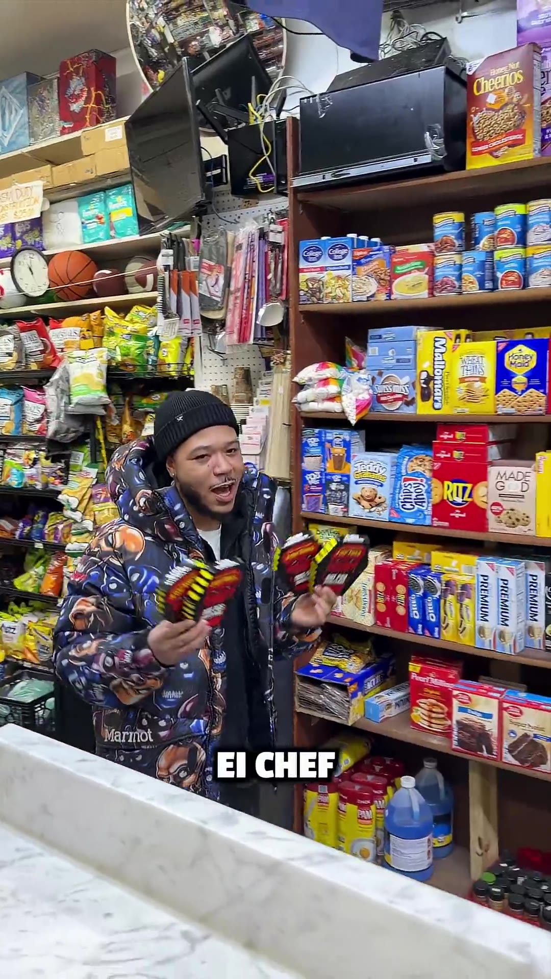 Probando lo más Picante del Mundo: One Chip Challenge 🌶️ #prospectparkdeli #shorts