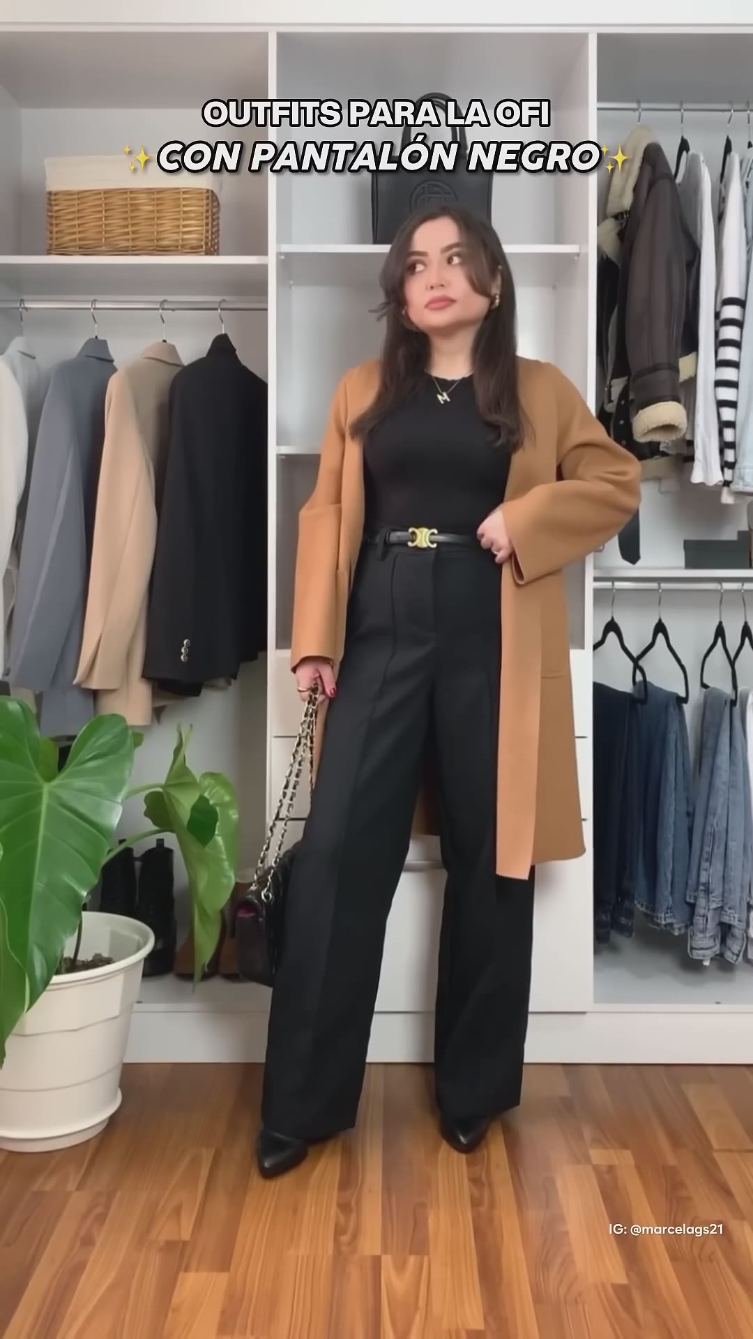 OUTFITS PARA LA OFICINA CON PANTALÓN NEGRO BÁSICO 💖