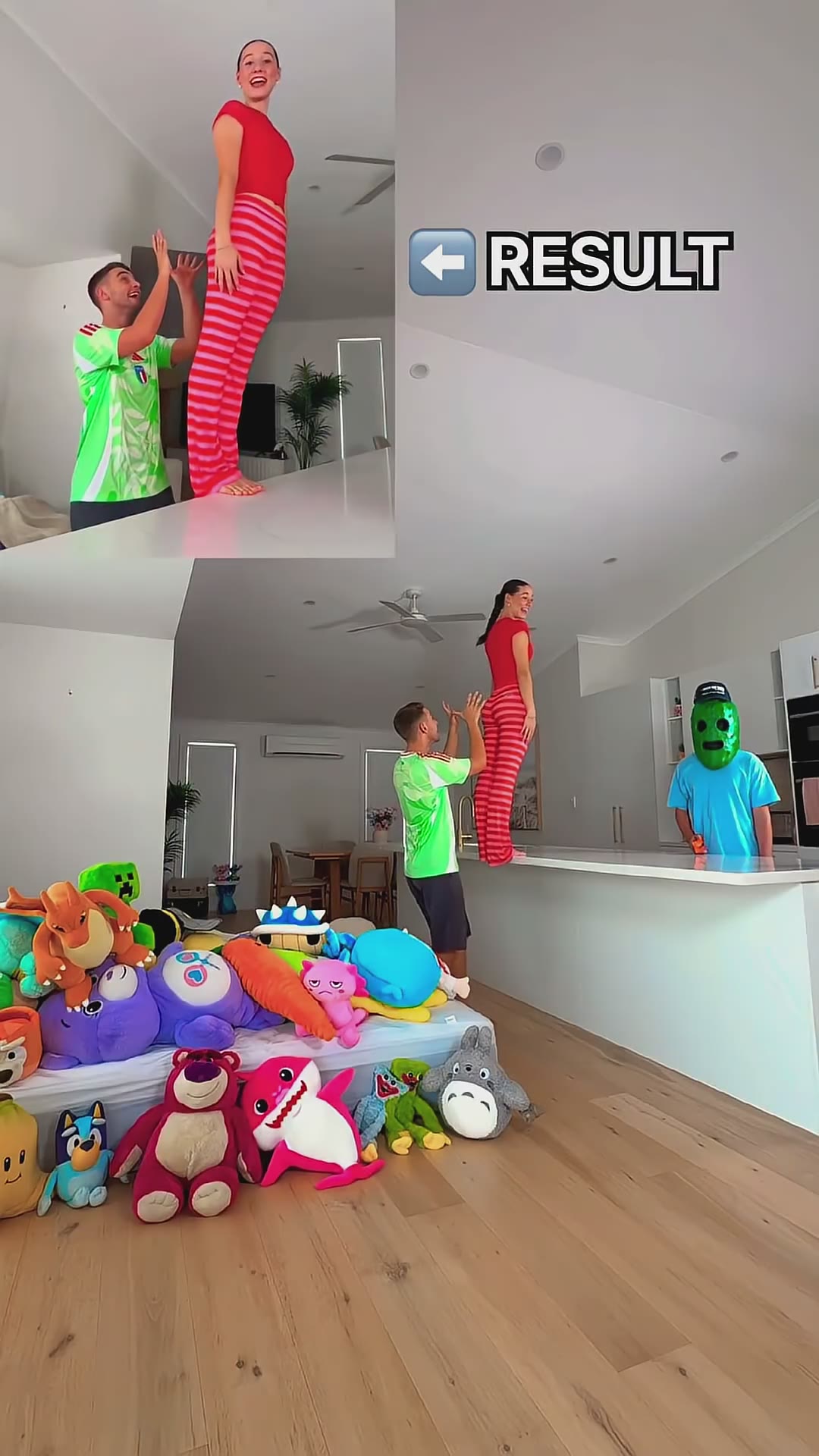 SUBSCRIBE FOR 7 YEARS OF GOOD LUCK! 🍀😅 - #dance #funny #couple #shorts