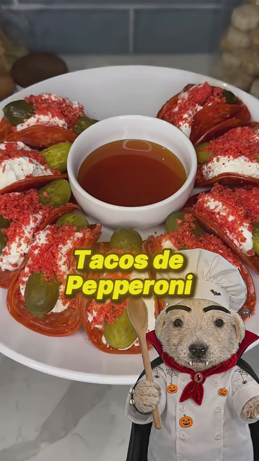 Tacos de Pepperoni | En menos de 10 minutos 🌮🔥