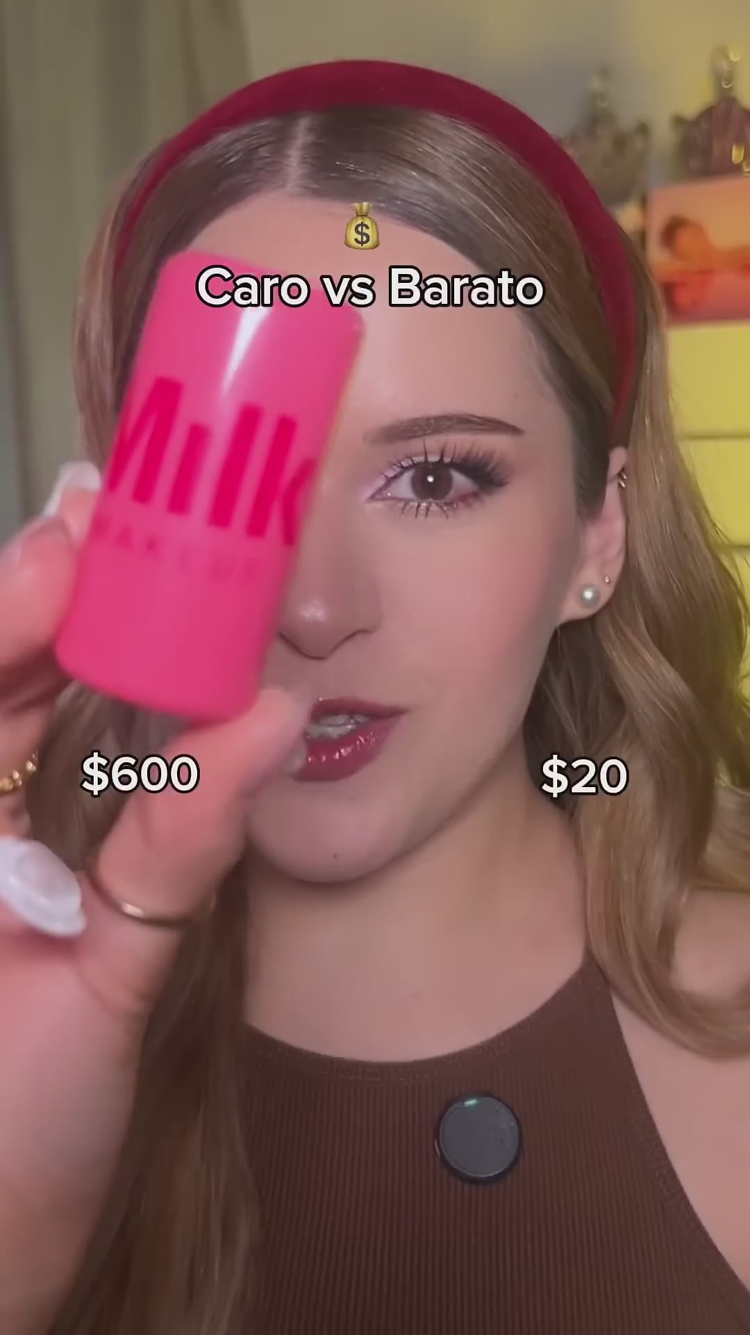 CARO vs BARATO ‼️💸 #maquillaje #maquillajefacil #maquillajeeconomico #tintas #makeup #maquillajes