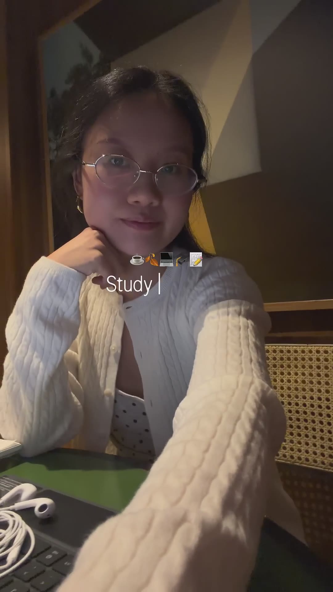 🌧️ Cozy Stormy Day Study With Me | Library Study Vlog & Digital Note Taking