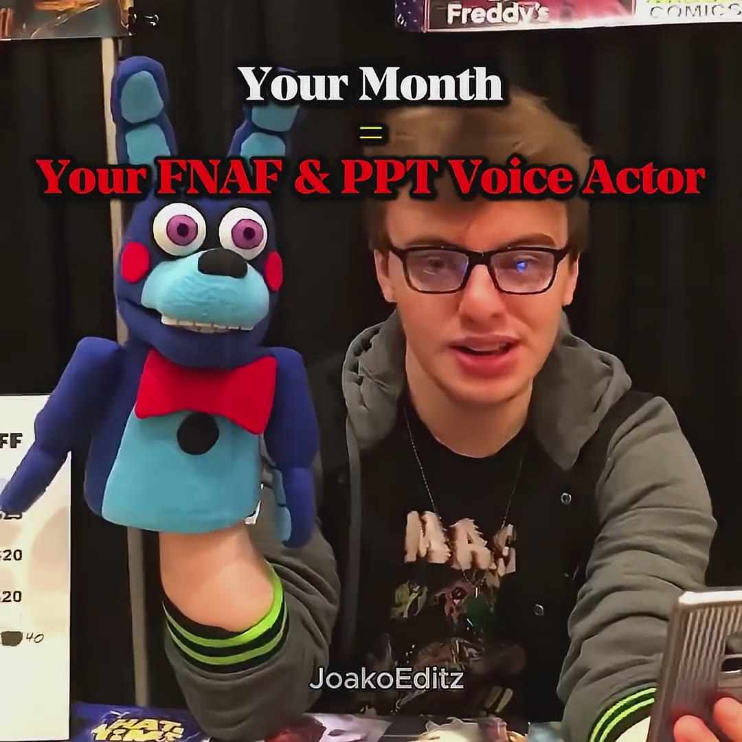 Your Month = Your FNAF & Poppy Playtime Voice Actor 🔥 | #voiceactors #fnaf #poppyplaytime