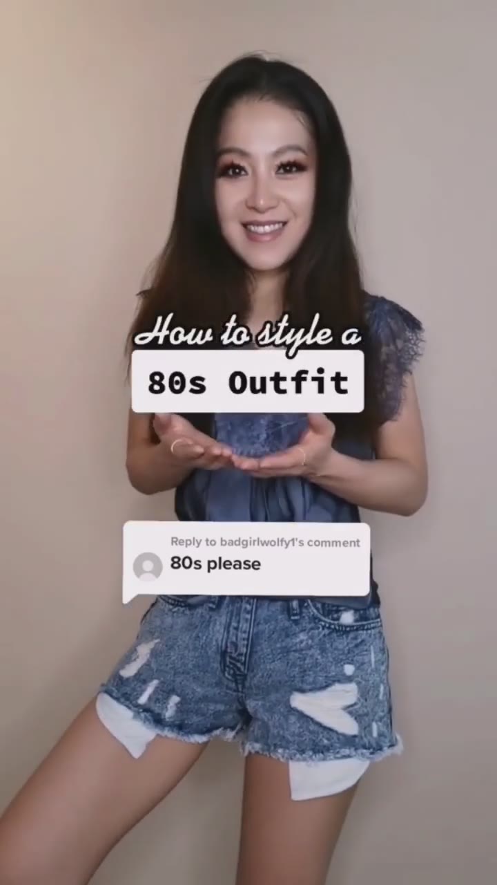 How to style 80's Outfit✨ #shorts #outfitideas #80s #80sfashion #outfitinspiration #styletips #style