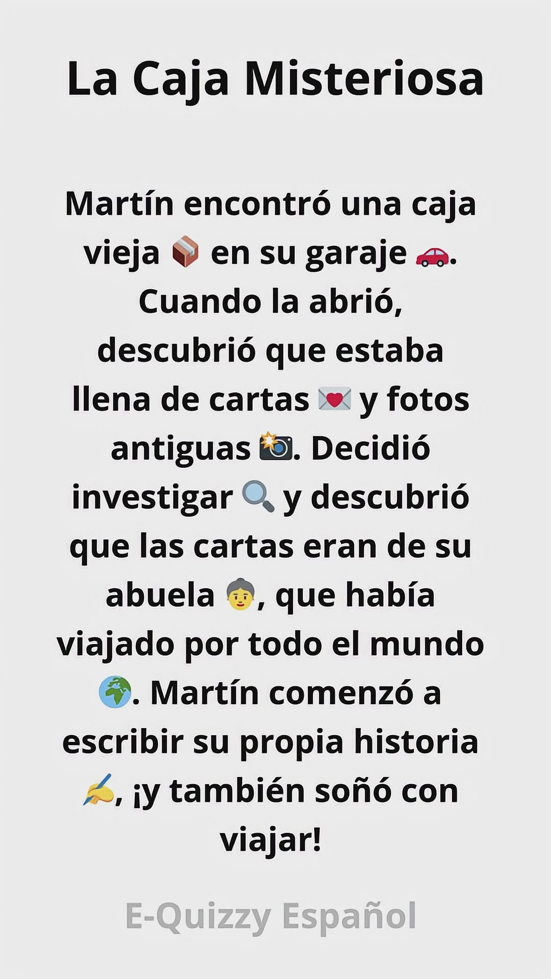 🎉Historias cortas en Español para aprender rápido📚 | ¡Mejora tu #Español con diversión!