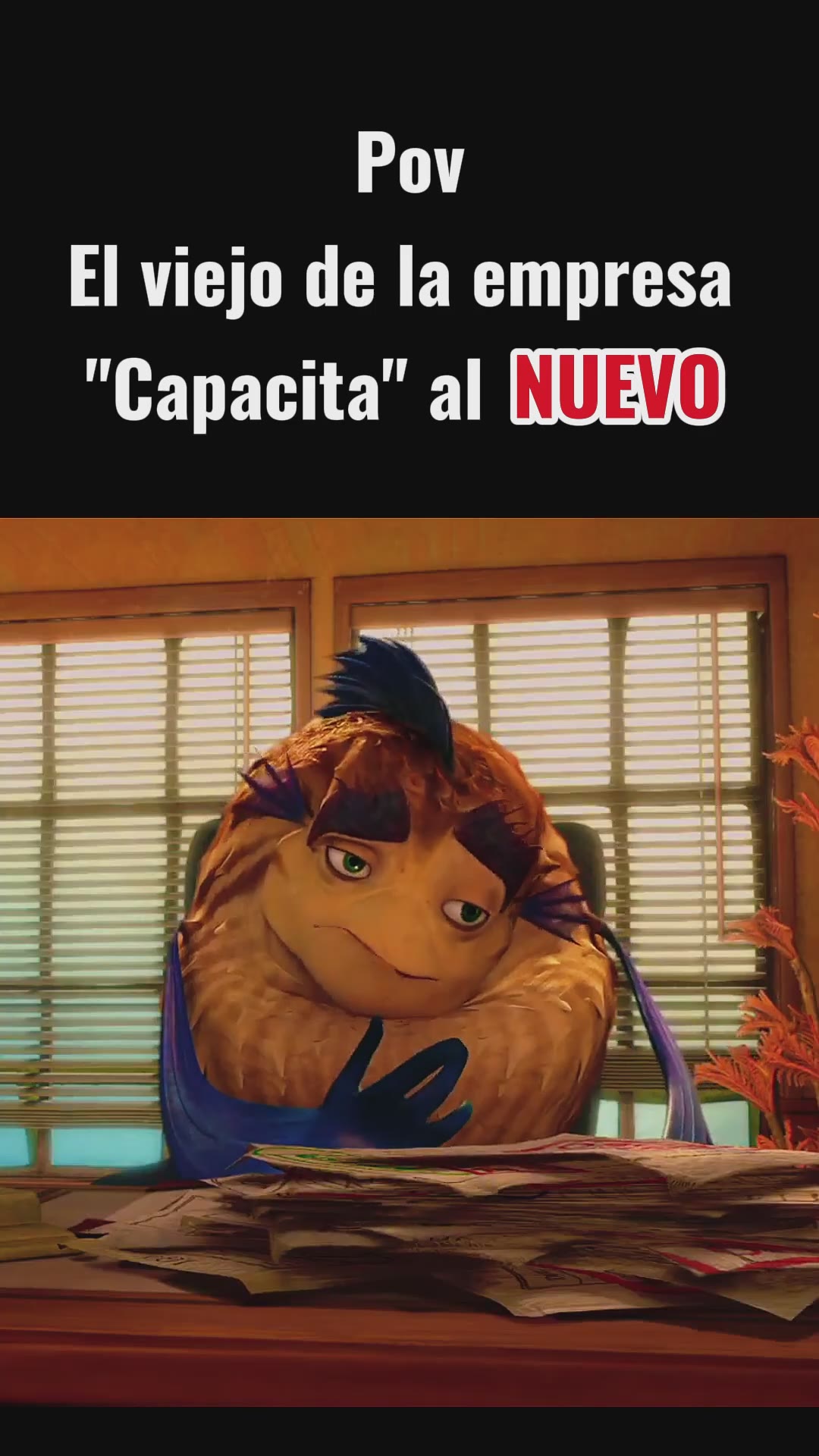 Nunca falta este personaje en la chamba!!! #amigos #moments #movie #trabajo #family