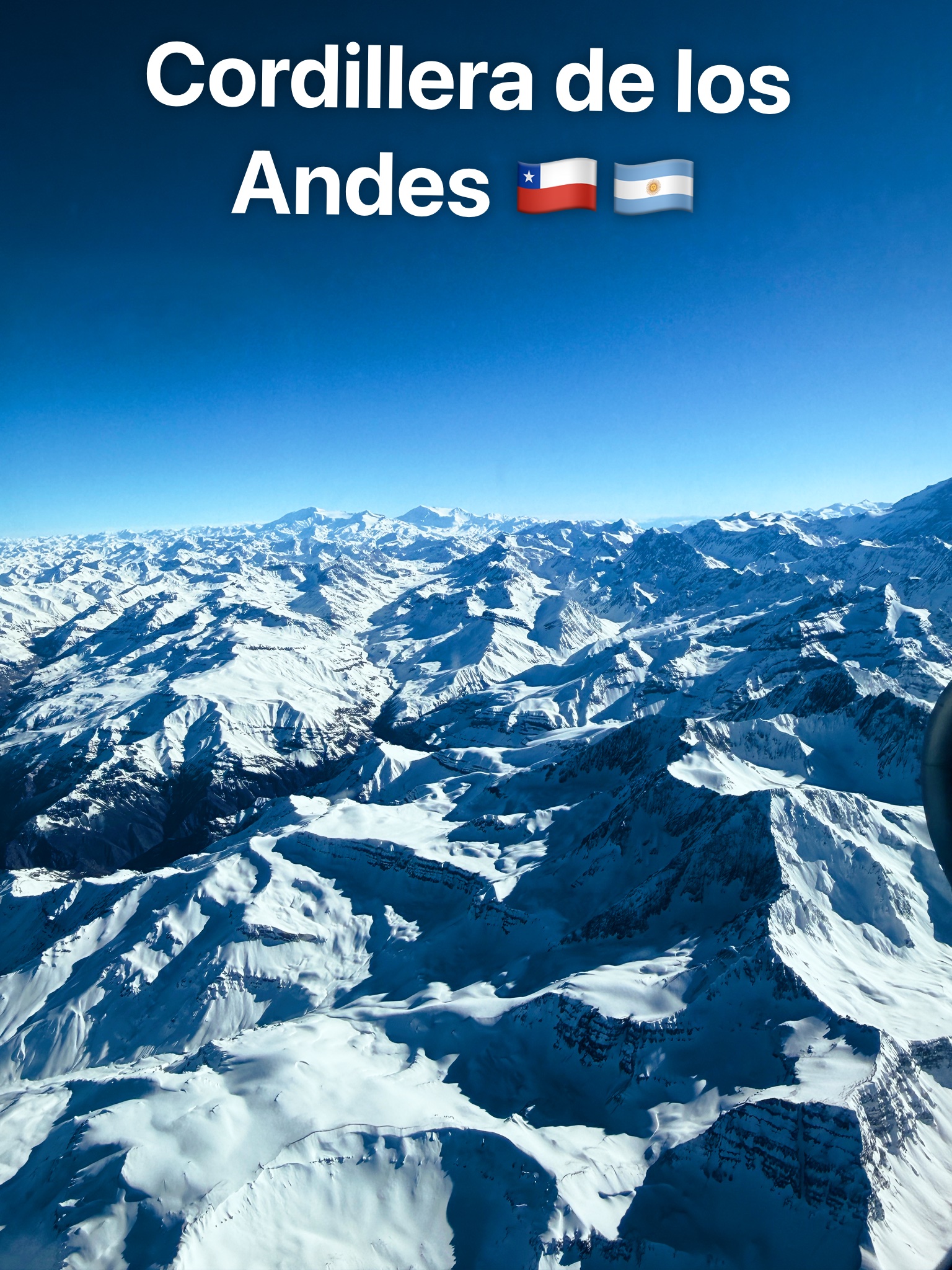 Cruzando la cordillera 😃😎