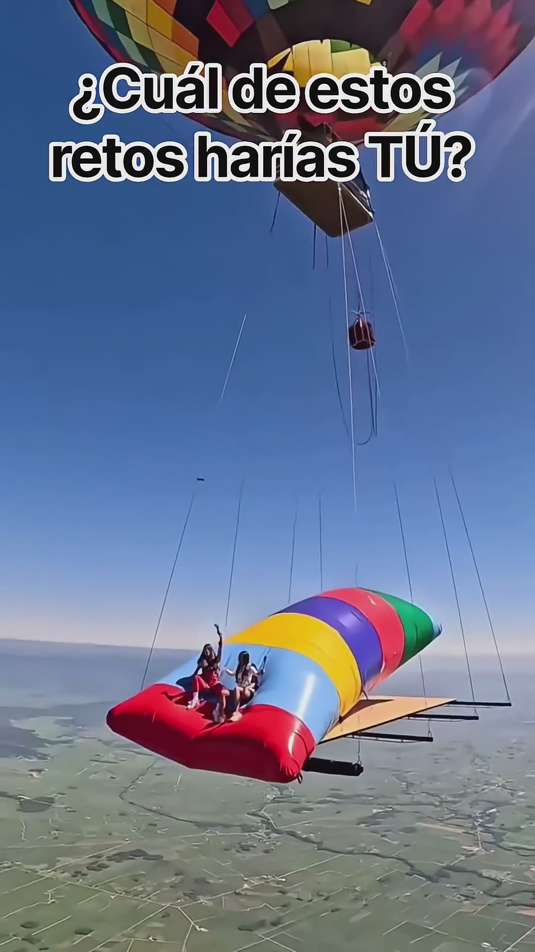 ¿Te atreverías a jugar a 3.000 metros de altura? 😱 #explore #viral #adrenaline #aventura #extremo