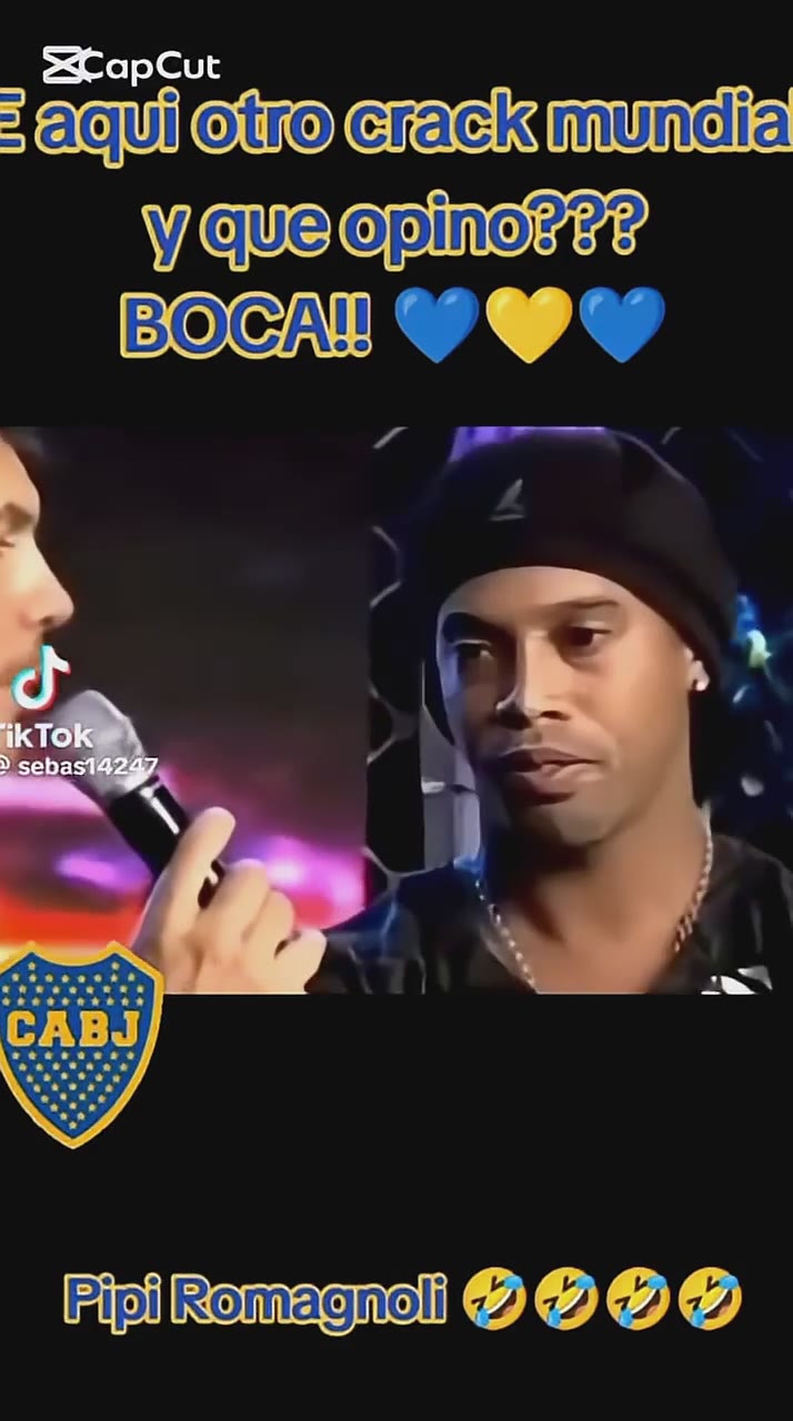RONALDINHO y PELE son HINCHAS de BOCA JUNIORS #bocanoticias #bocajuniors #boca