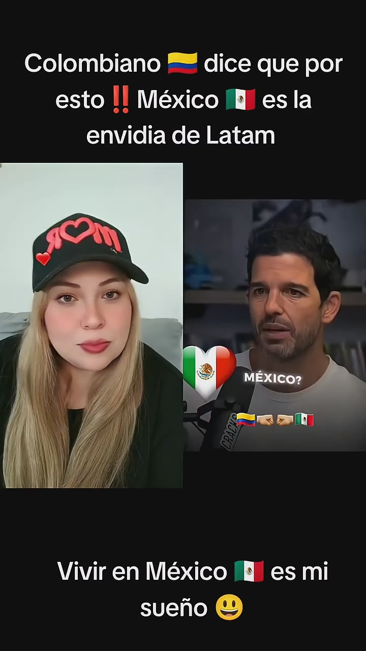 🚨Colombiano 🇨🇴 dice que México 🇲🇽 es el pais más envidiado de Latam #amoramexico #dúo #mexico