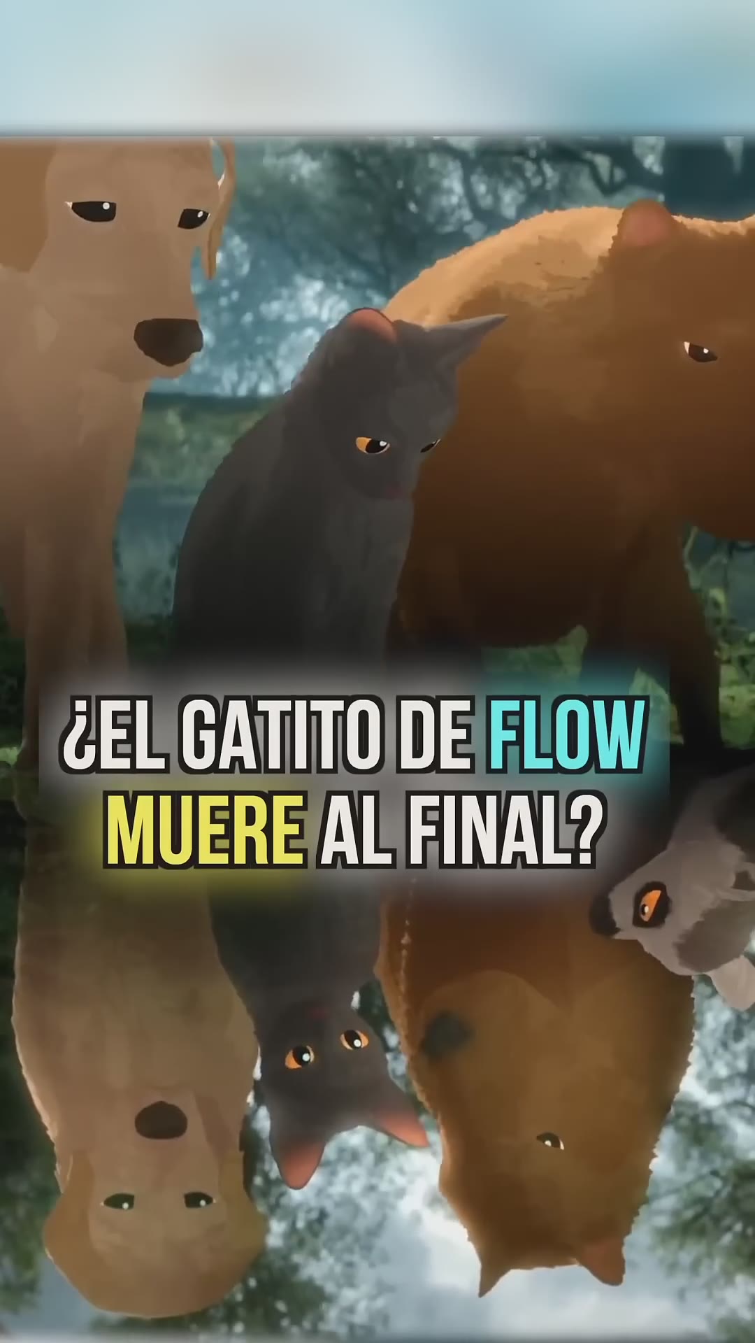 Explicación del FINAL de FLOW #flow #gatito #animacion #animation #gatos