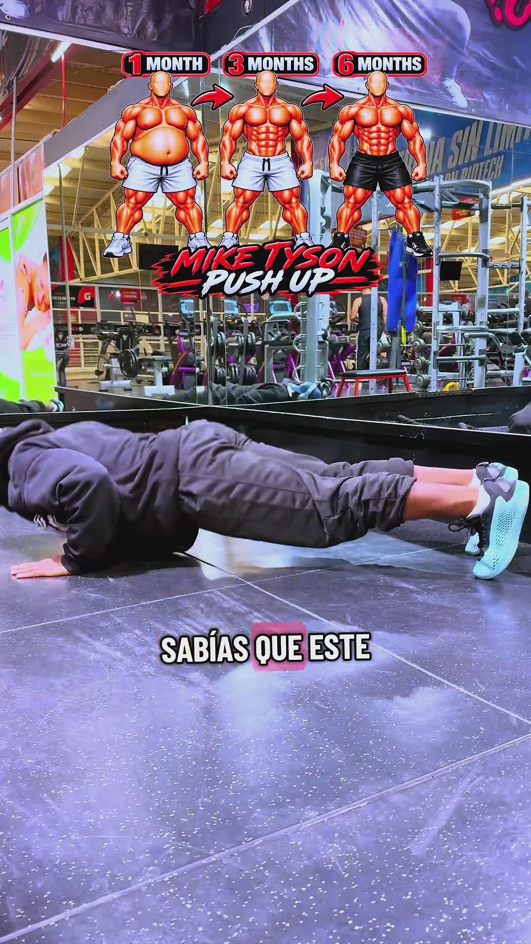 🔥 MIKE TYSON PUSH-UPUn movimiento intenso#fitness #entrenamientoencasa #disciplina #calistenia #fyp