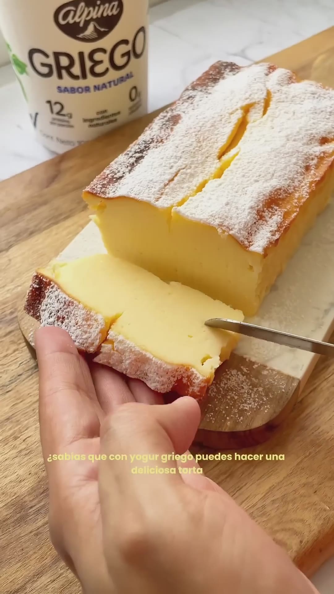 TORTA DE YOGUR GRIEGO #receta #recetassaludables #cheesecake #yogurt #postressaludables