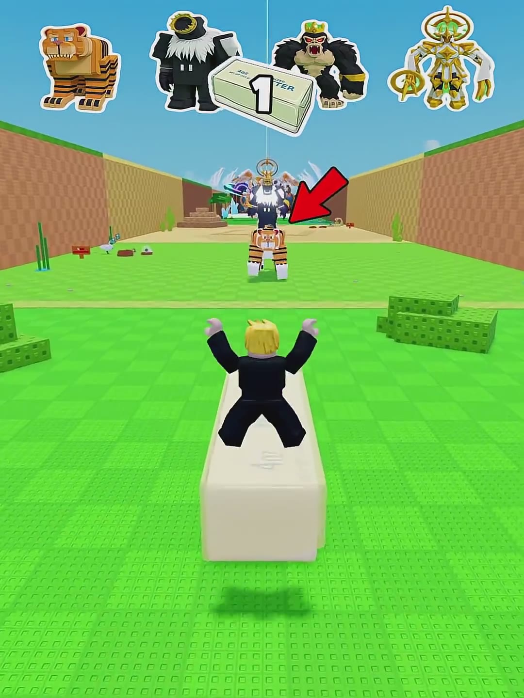 ASMR Butter Wax Vs Huge Bosses! 😱 #roblox #stealabrainrot