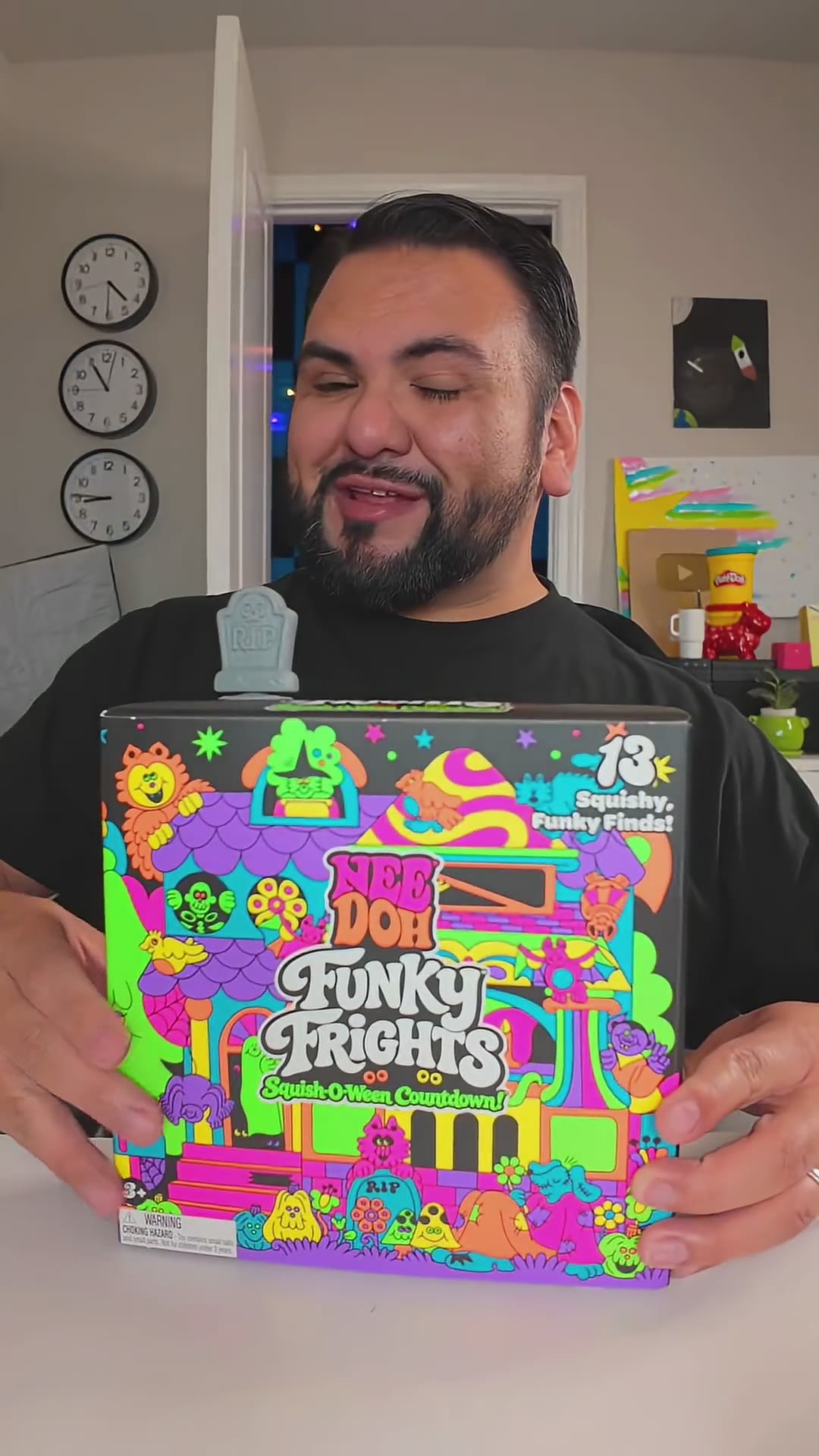 NeeDoh Funky Frights Advent Calendar Unboxing! (Day 11) 🐺 #squishy #squishies #needoh