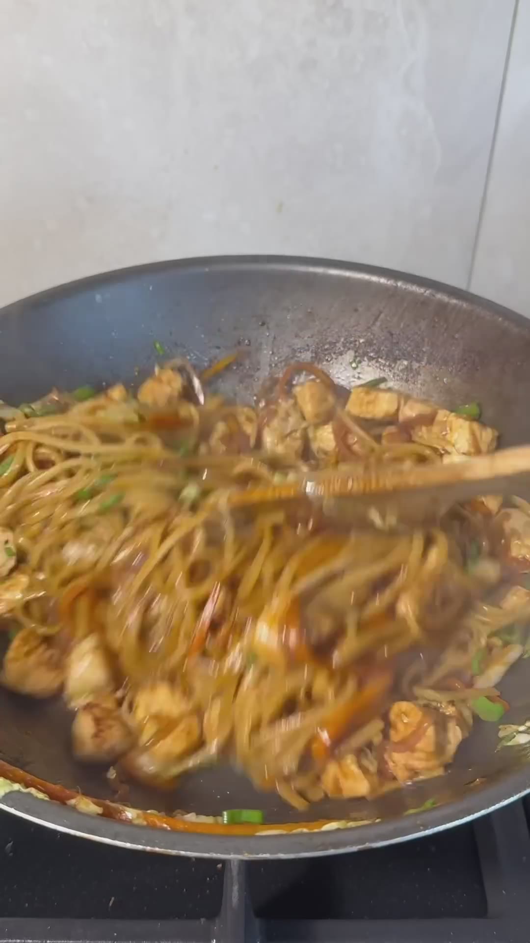 Fideos estilo asiáticos | receta fácil