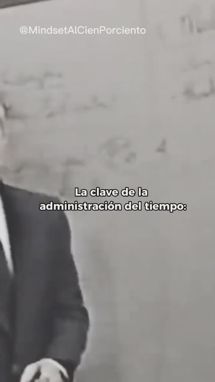 La clave #1 para administrar el tiempo y ser más productivo ⏳️ #briantracy #reflexion #productividad